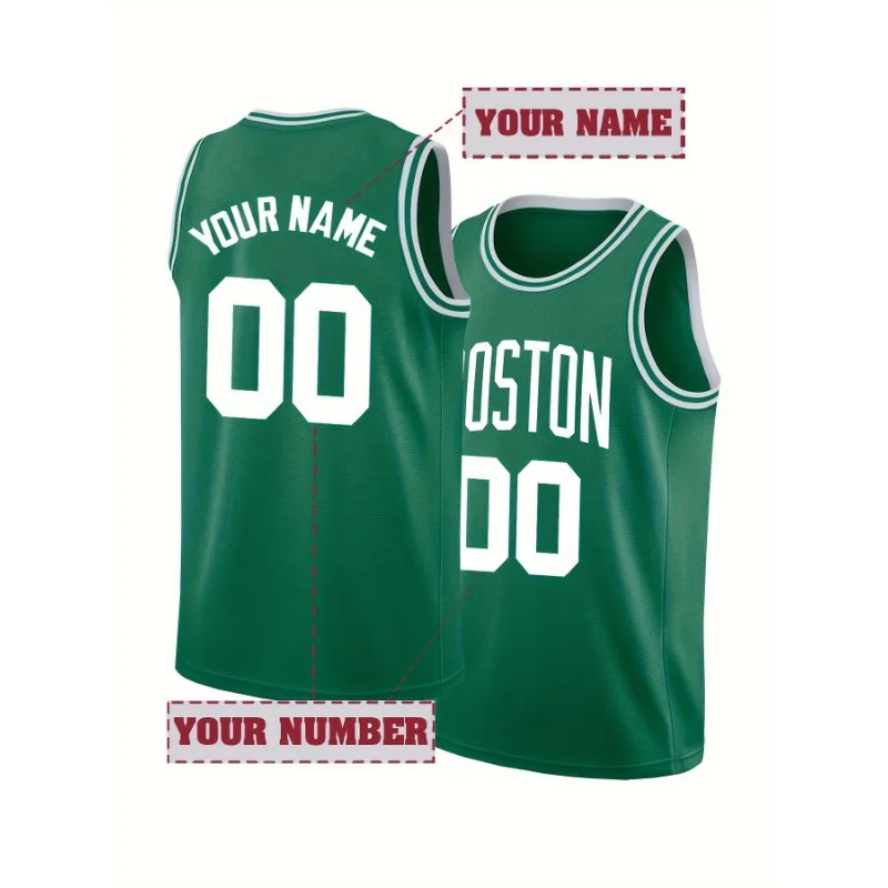 Embroidery Jersey - Custom Name & Number Men's Embroidered