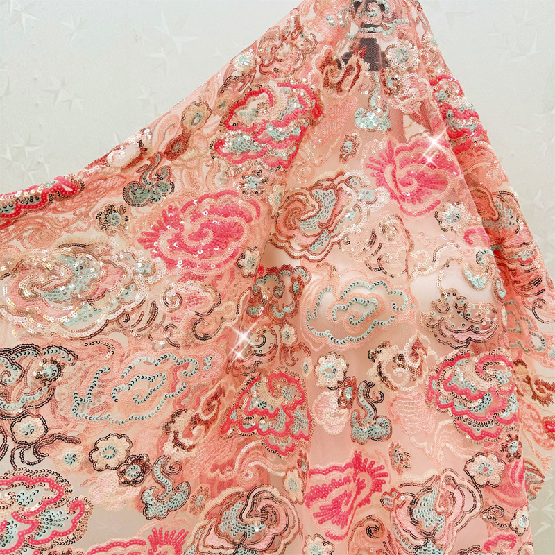 Embroidery Underlay - 2 Yds/lot 130cm Wide Pink Purple