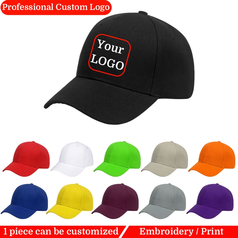 Embroidery Design Logo - Custom Baseball Caps For Men Women