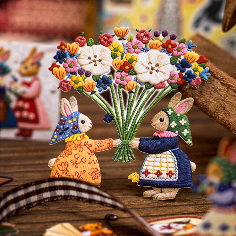 Vintage Embroidery Style Stick - Embroidery Journal Book ulasan dan harga