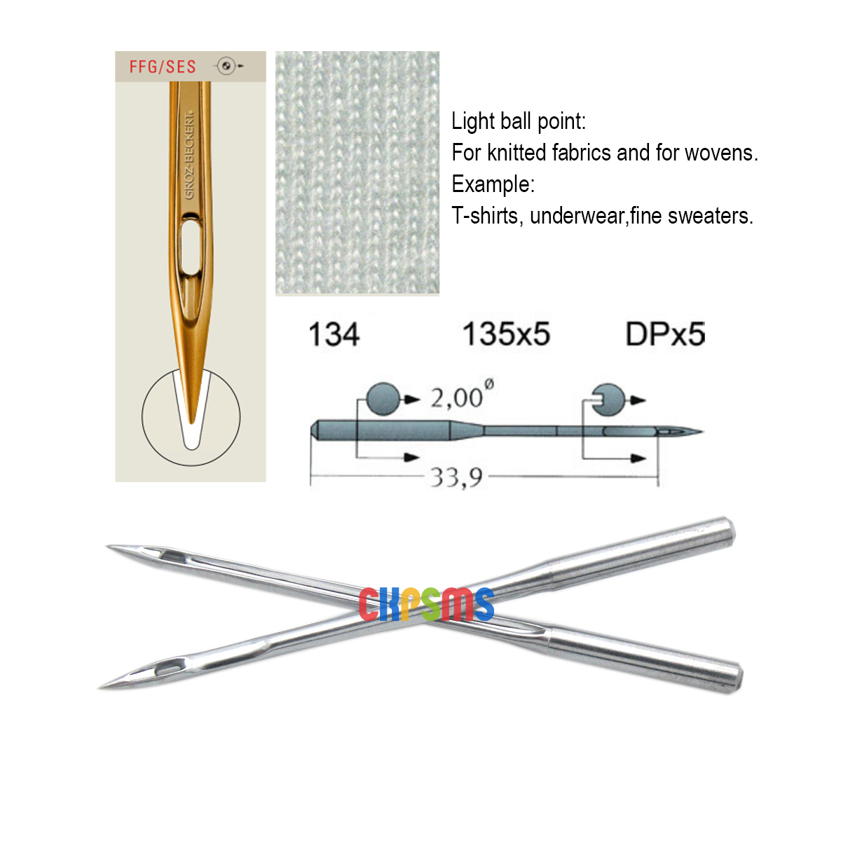100PCS Groz-Beckert 134R 135X5 - Embroidery Software ulasan dan harga