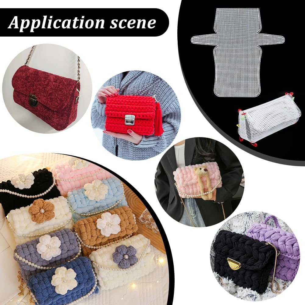 1-4Pcs Plastic Mesh Canvas She - Embroidery Underlay ulasan dan harga