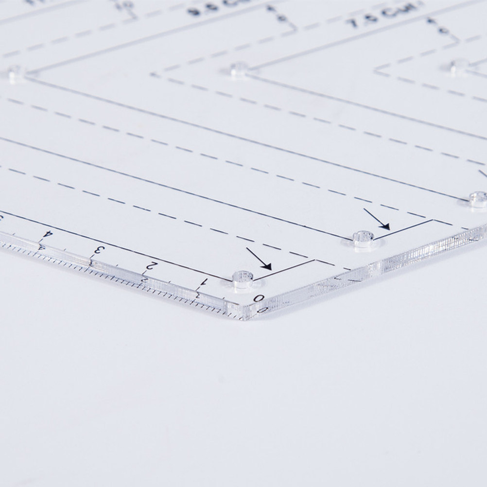 Acrylic Quilting Ruler 60 Degr - Embroidery Quilting ulasan dan harga