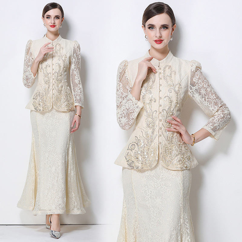 2026 New Elegant Noble Style H - Embroidery Blouse ulasan dan harga