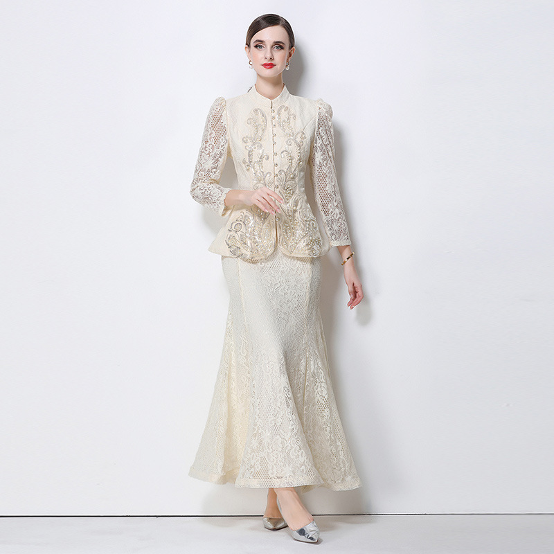 2026 New Elegant Noble Style H - Embroidery Blouse ulasan dan harga