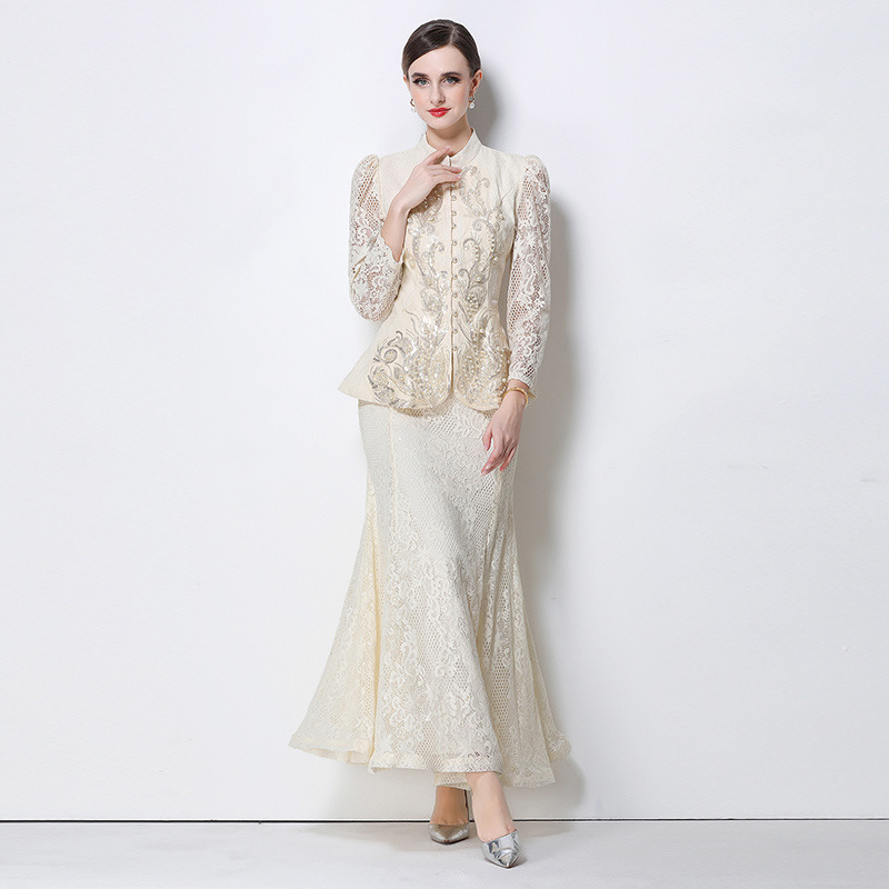 2026 New Elegant Noble Style H - Embroidery Blouse ulasan dan harga