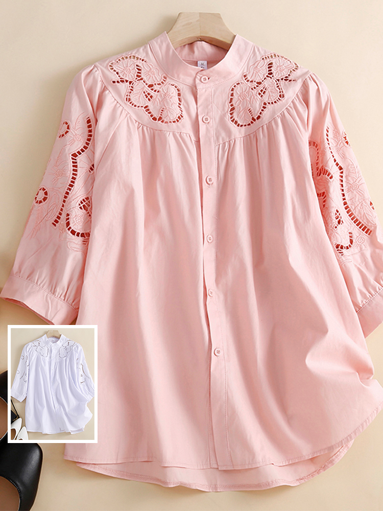 Retro Artistic Hollow Embroide - Embroidery Artist ulasan dan harga