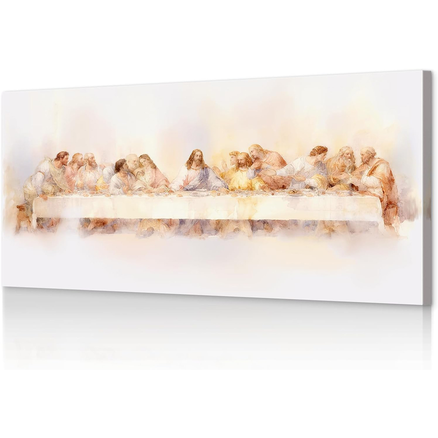Last Supper Religious Jesus di - Embroidery Jesus ulasan dan harga