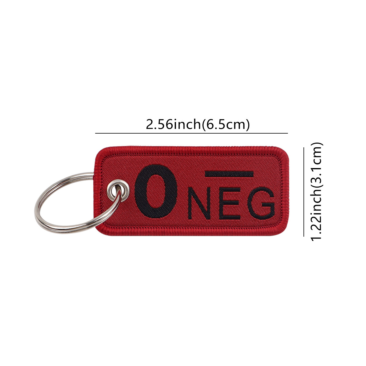 RED Blood Type Embroidery Key  - Embroidery Fonts ulasan dan harga