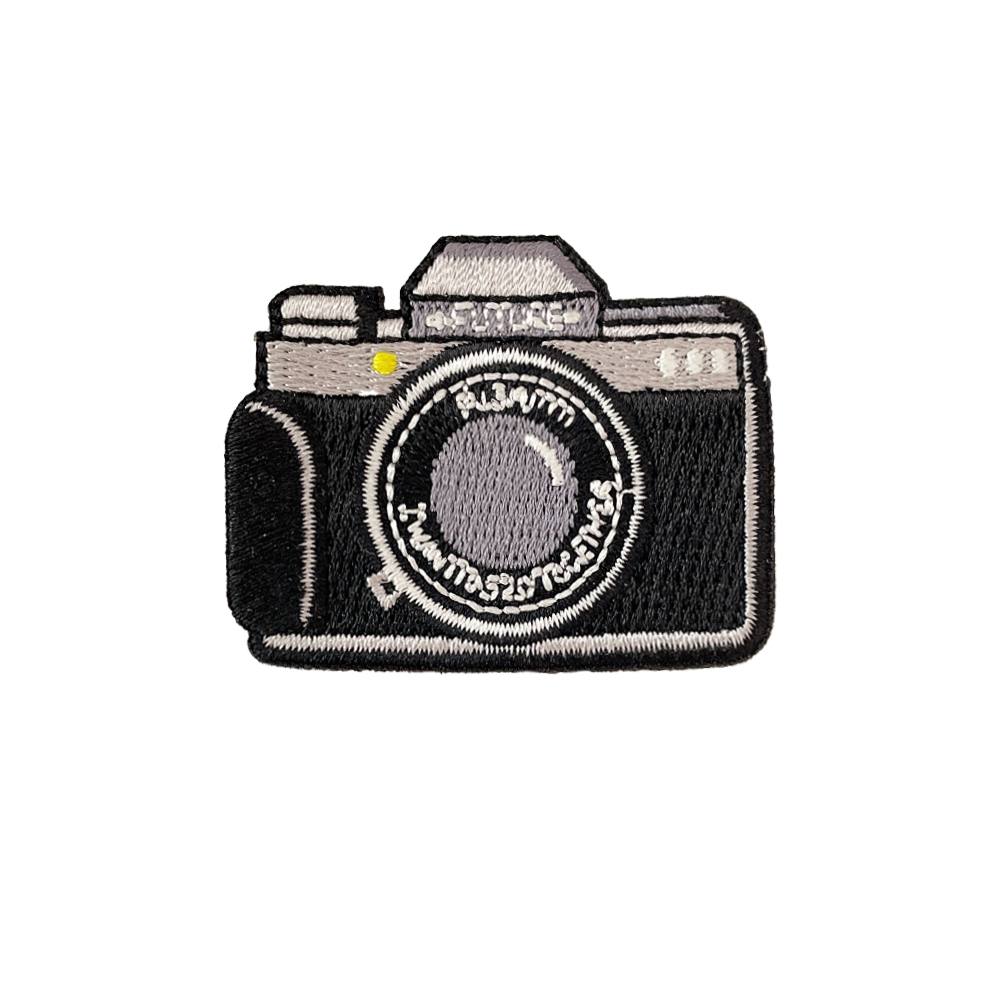 1 Piece Black Camera Embroider - Embroidery Fonts ulasan dan harga