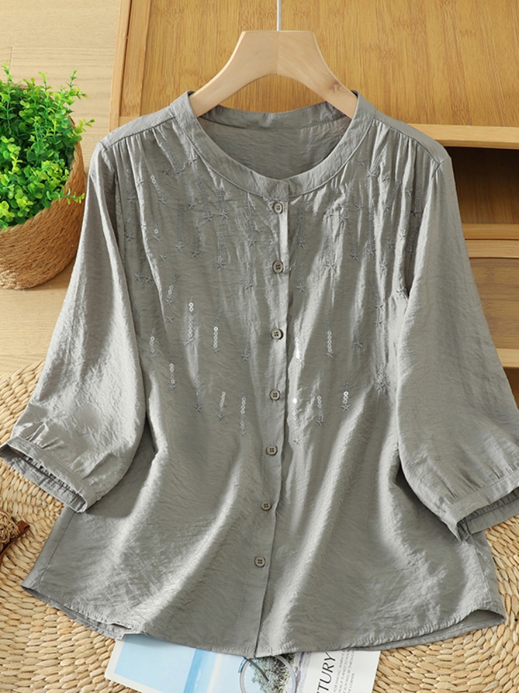 Retro Glitter Embroidery Linen - Embroidery Artist ulasan dan harga