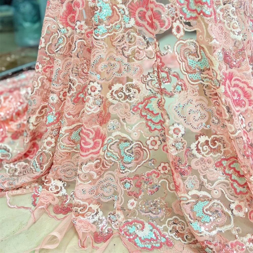 2 Yds/lot 130cm Wide Pink Purp - Embroidery Underlay ulasan dan harga