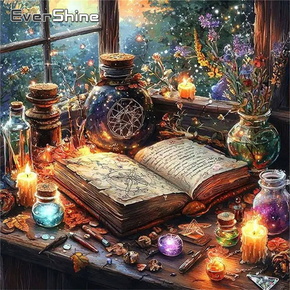 Evershine DIY Full Square Roun - Embroidery Journal Book ulasan dan harga