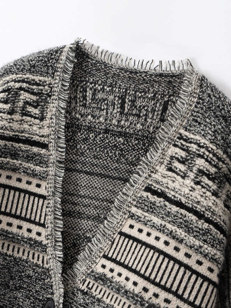 Bohemian Women's Cardigan Swea - Embroidery Towel ulasan dan harga