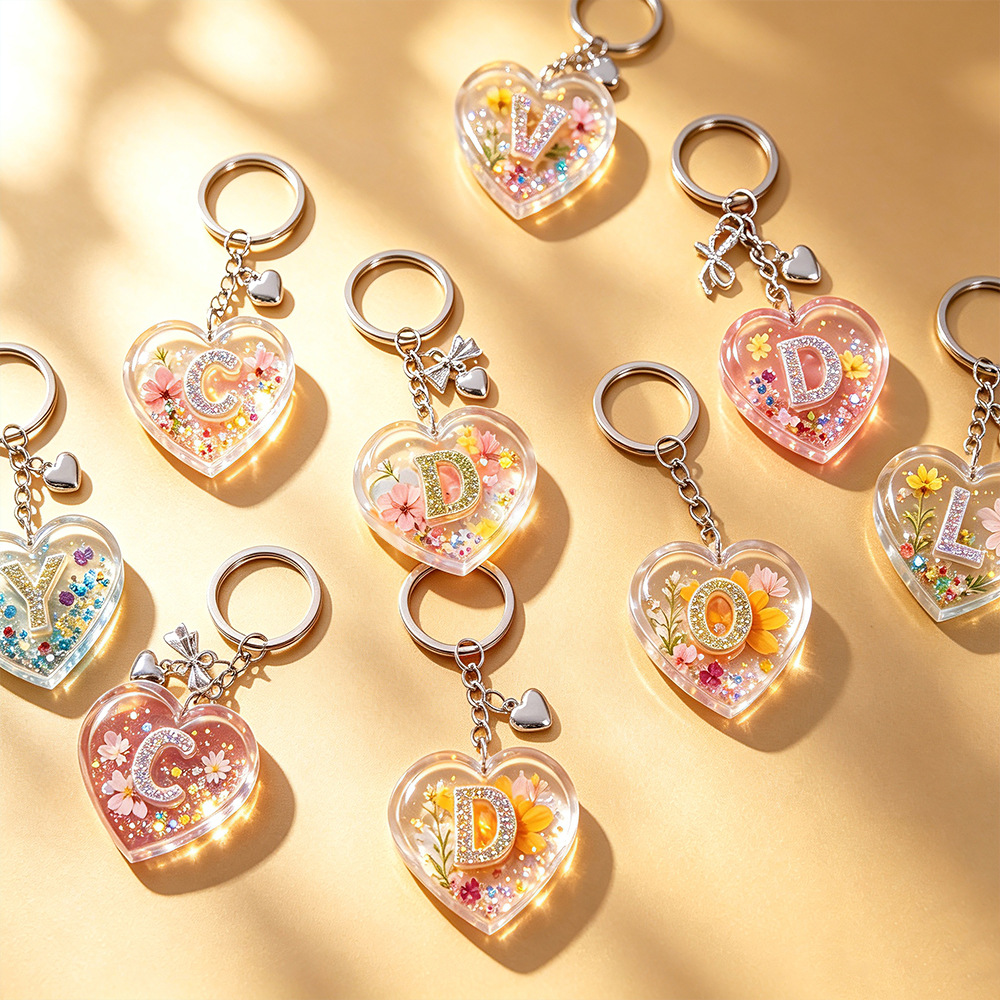 Complete 26 Letters & Heart Si - Embroidery Charm ulasan dan harga