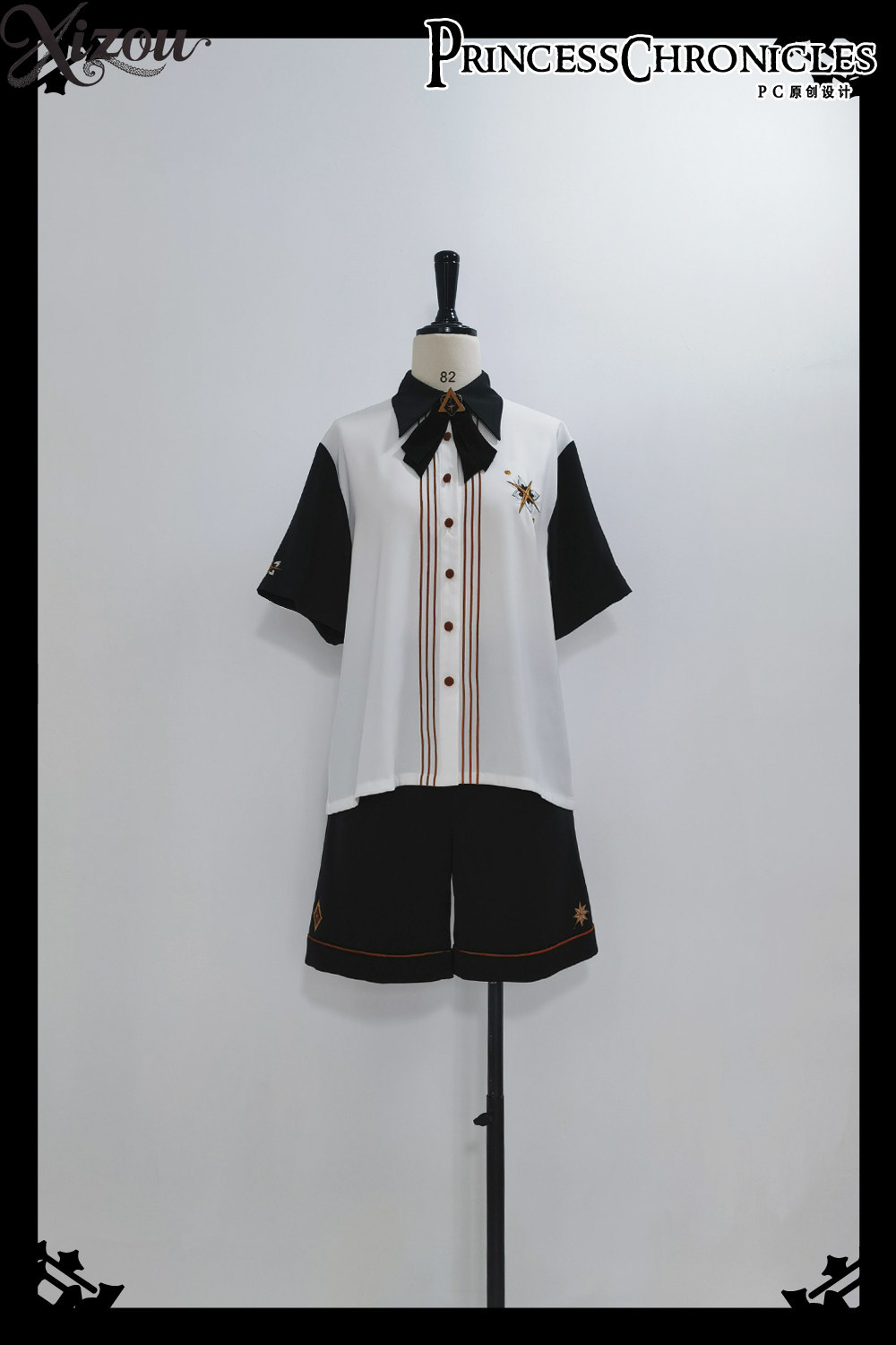 Punk Style Summer Tops Retro C - Embroidery Men Shirt ulasan dan harga