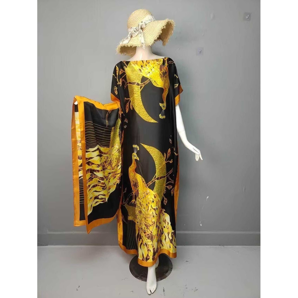 New Plus Size Baju Kaftan Wome - Embroidery Baju ulasan dan harga
