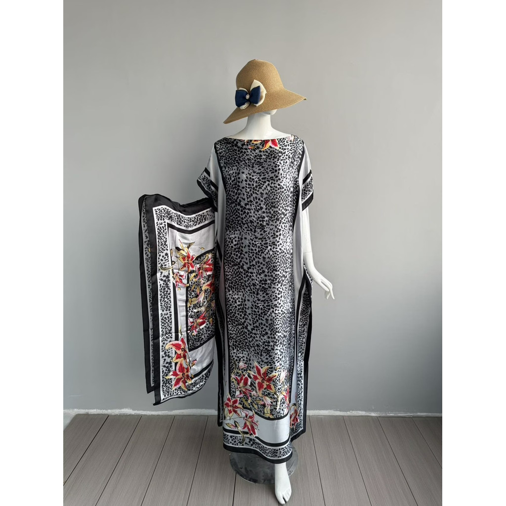 New Plus Size Baju Kaftan Wome - Embroidery Baju ulasan dan harga