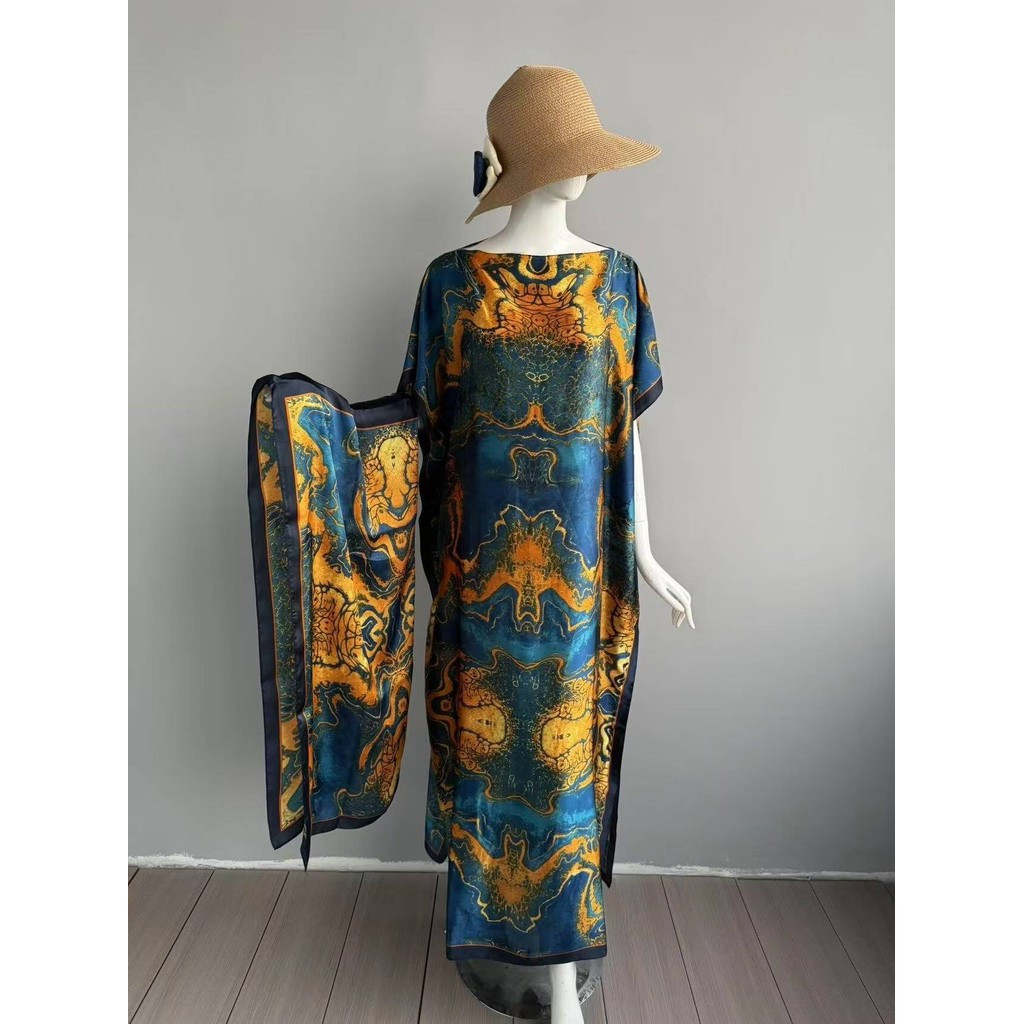 New Plus Size Baju Kaftan Wome - Embroidery Baju ulasan dan harga