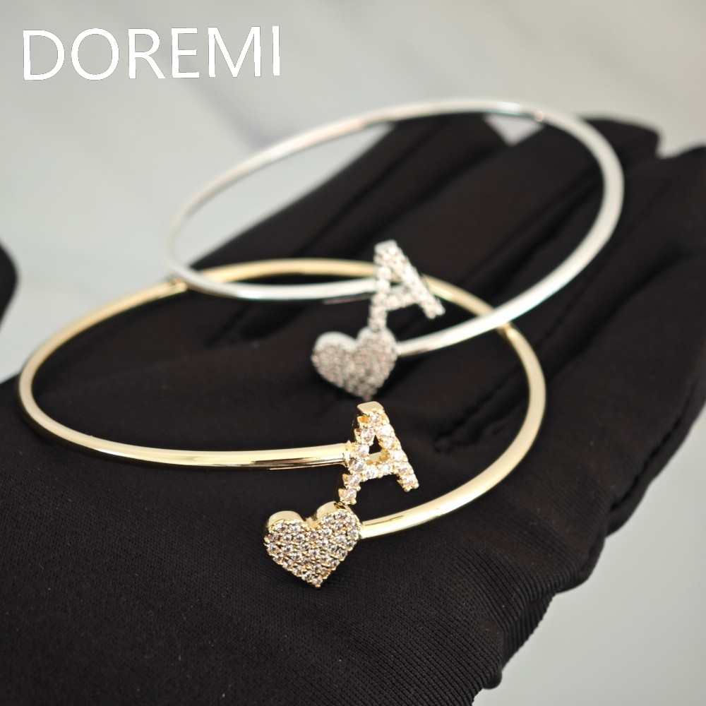 DOREMI 9mm Initial Letter Pers - Embroidery Charm ulasan dan harga