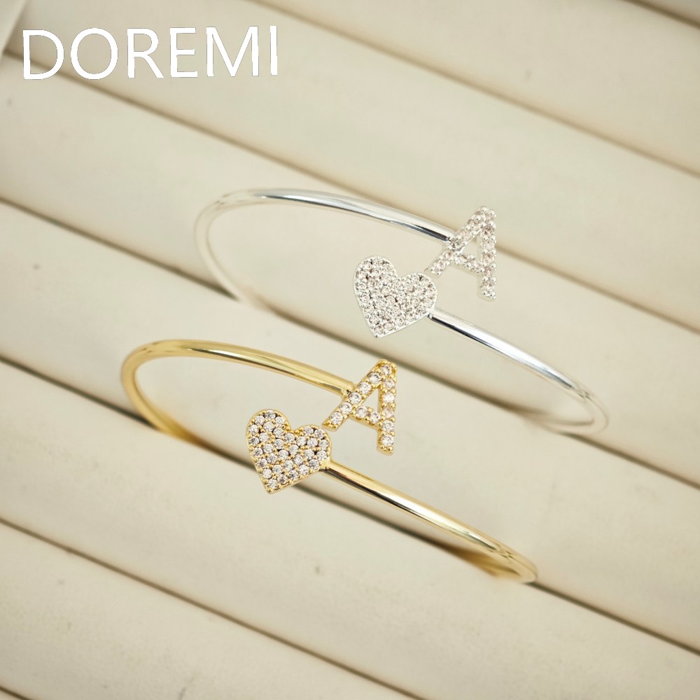 DOREMI 9mm Initial Letter Pers - Embroidery Charm ulasan dan harga