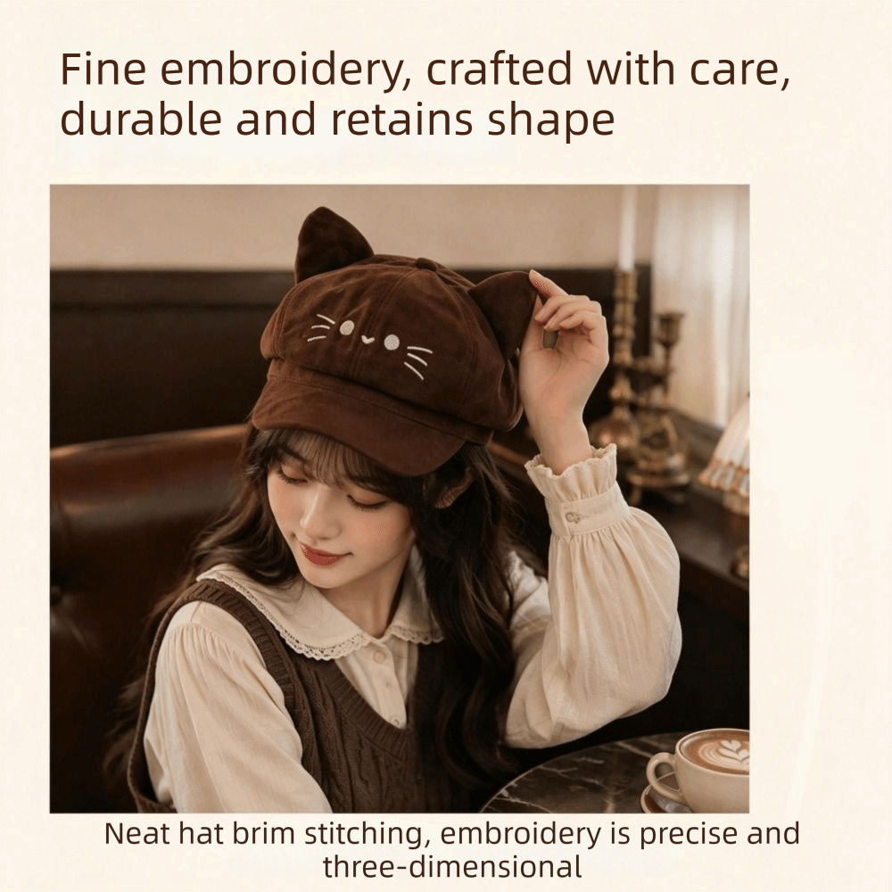 Cute Embroidery Embroidered Ca - Embroidery Artist ulasan dan harga