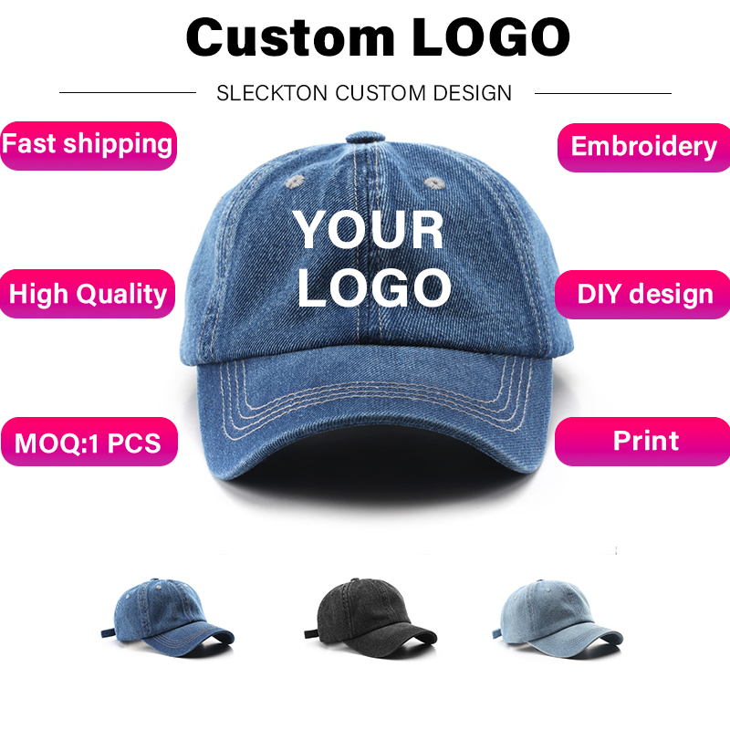SLECKTON Custom Hat Logo Embro - Embroidery Design Logo ulasan dan harga