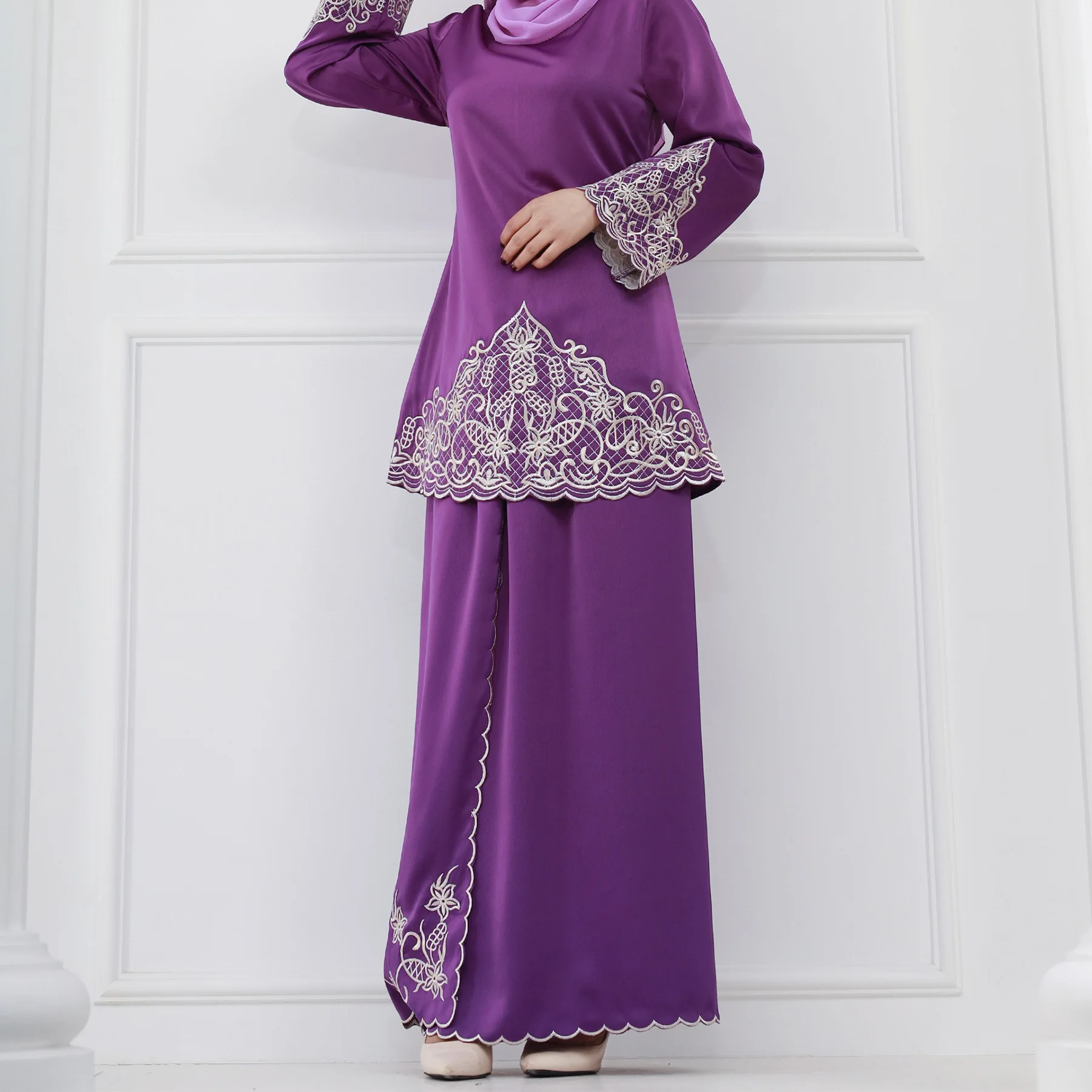 Turkey Ramadan Muslim Sets Wom - Embroidery Baju ulasan dan harga