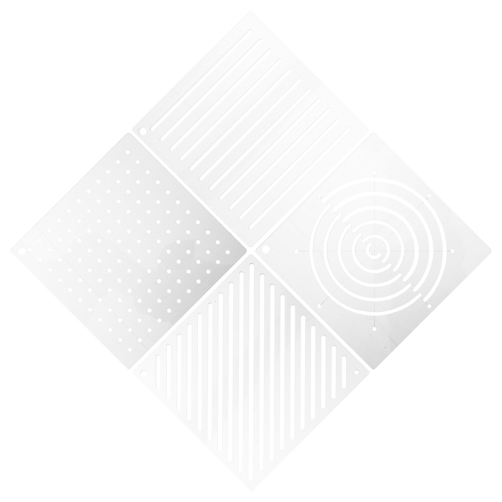 Acrylic Quilting Templates 4 P - Embroidery Quilting ulasan dan harga