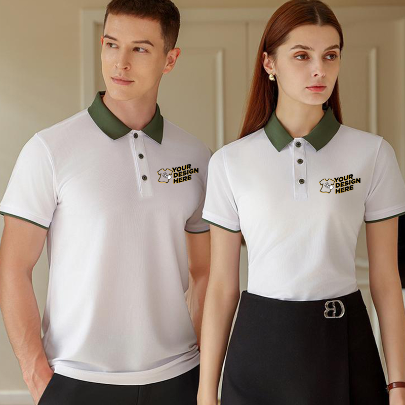Color Block Polo Shirt - Free  - Embroidery Design Logo ulasan dan harga