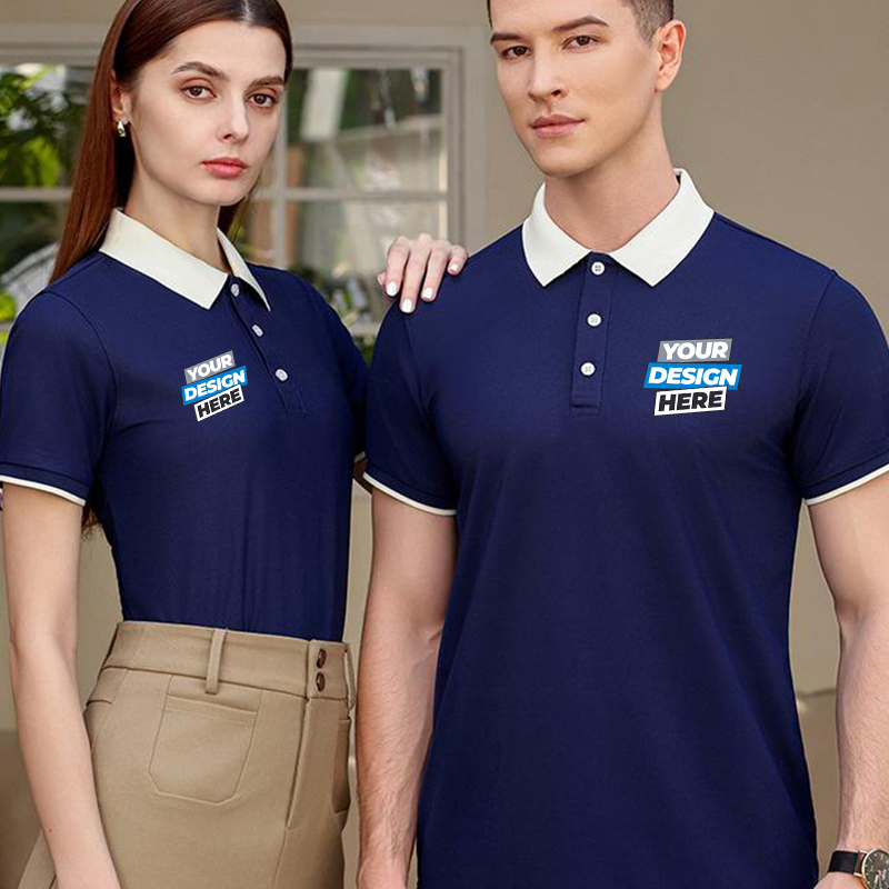 Color Block Polo Shirt - Free  - Embroidery Design Logo ulasan dan harga