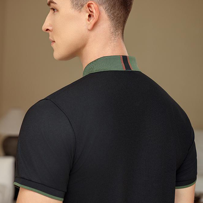 Color Block Polo Shirt - Free  - Embroidery Design Logo ulasan dan harga