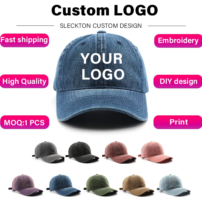 SLECKTON Custom LOGO Baseball  - Embroidery Design Logo ulasan dan harga