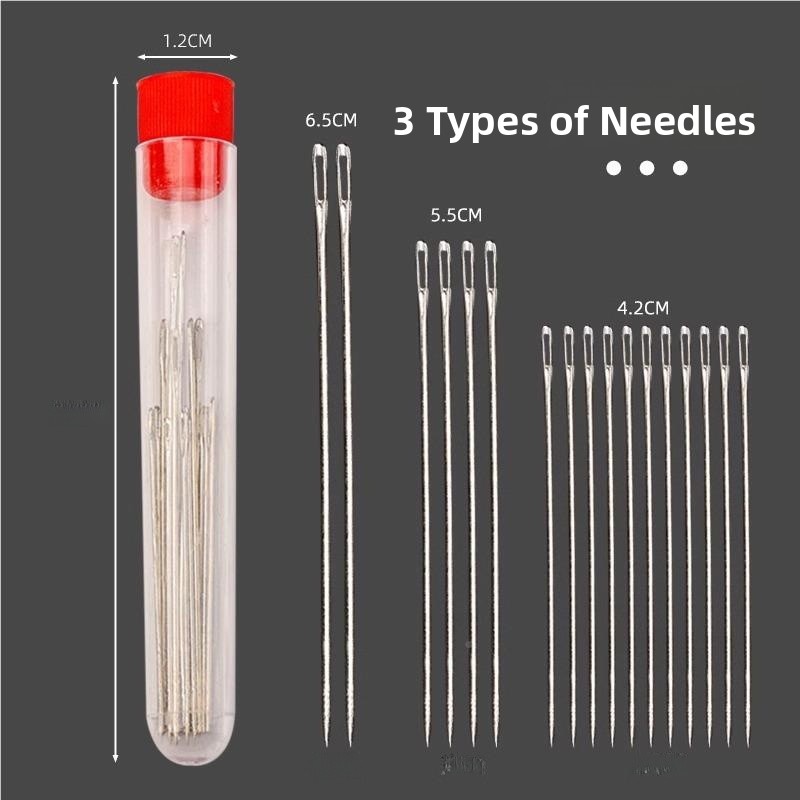 304 Stainless Steel Large Eye  - Embroidery Quilting ulasan dan harga
