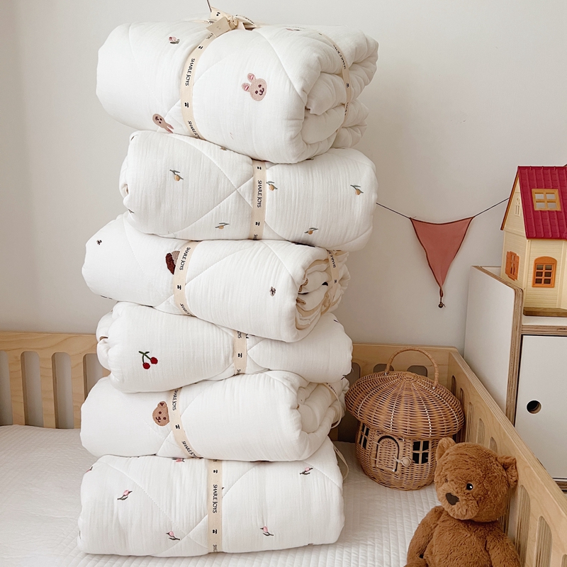 Baby Winter Quilt Kids Cotton  - Embroidery Quilting ulasan dan harga