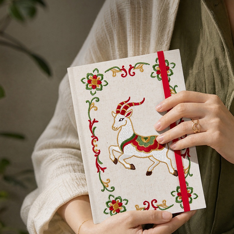 Agenda 2027 Planner Stationery - Embroidery Journal Book ulasan dan harga