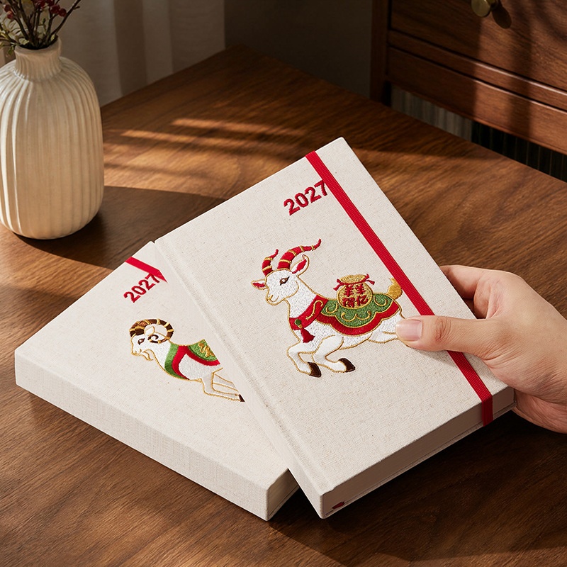 Agenda 2027 Planner Stationery - Embroidery Journal Book ulasan dan harga