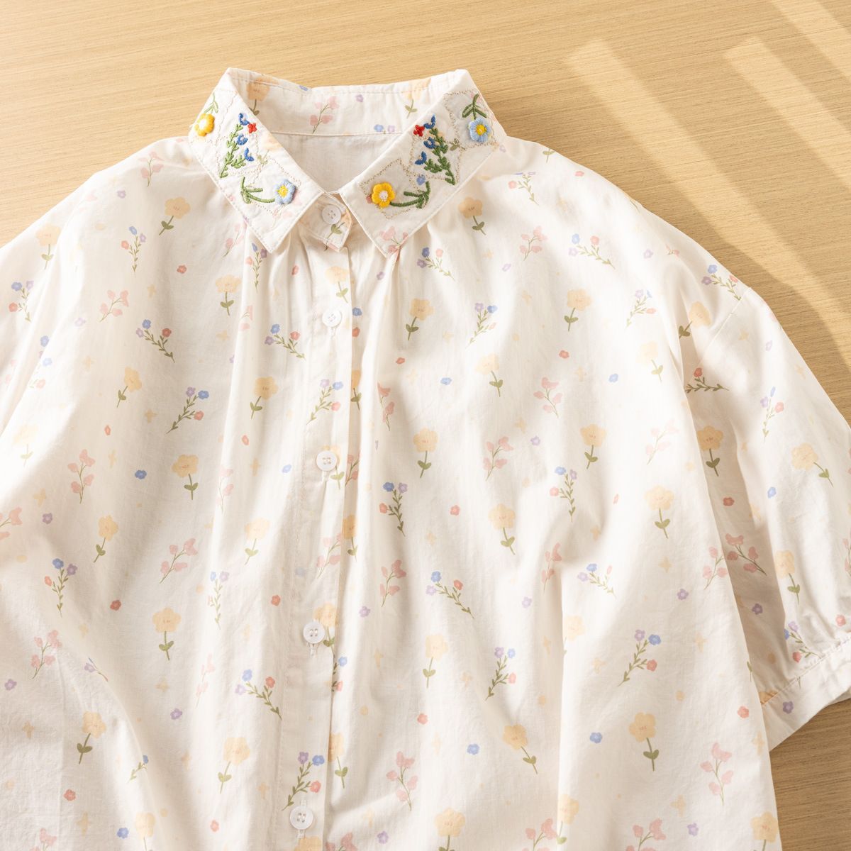 Clearance Sale of Summer Flora - Embroidery Men Shirt ulasan dan harga