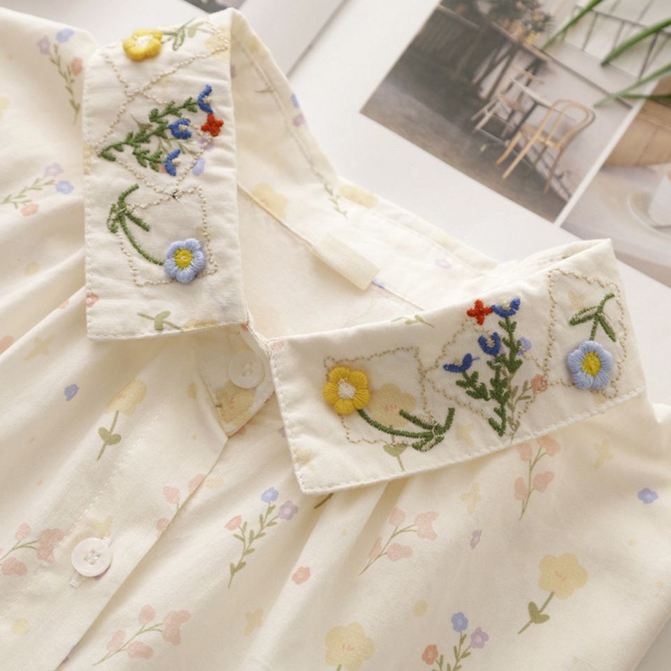 Clearance Sale of Summer Flora - Embroidery Men Shirt ulasan dan harga