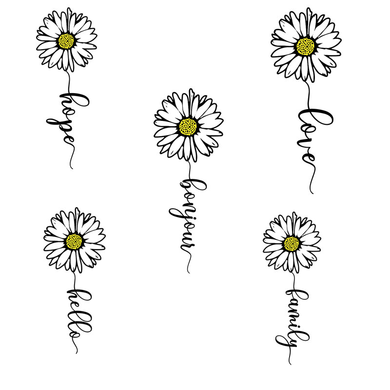 Little Daisy Tail font Customi - Embroidery Fonts ulasan dan harga