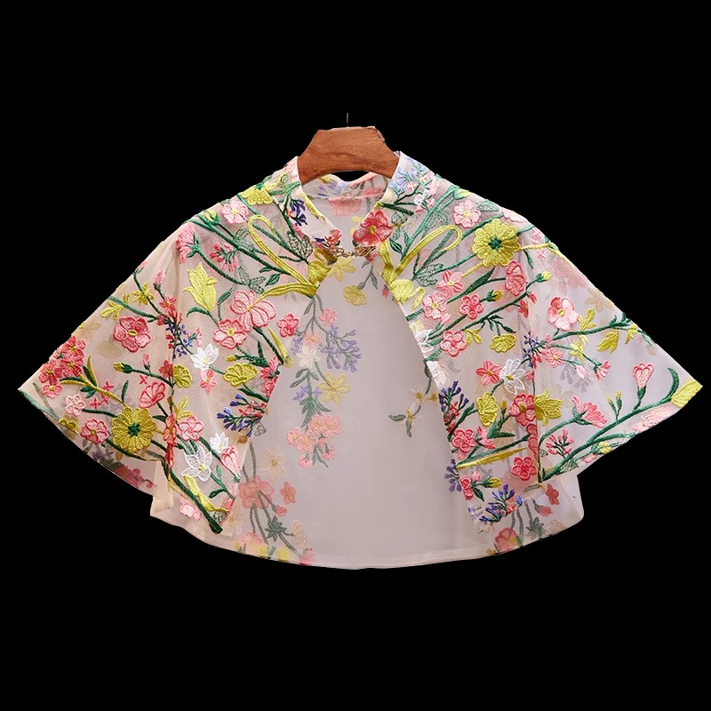 Women's Spring Summer Floral E - Embroidery Underlay ulasan dan harga