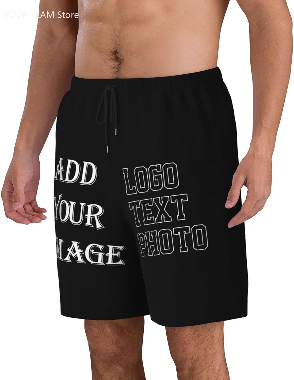 Custom Shorts for Men Design Y - Embroidery Design Logo ulasan dan harga